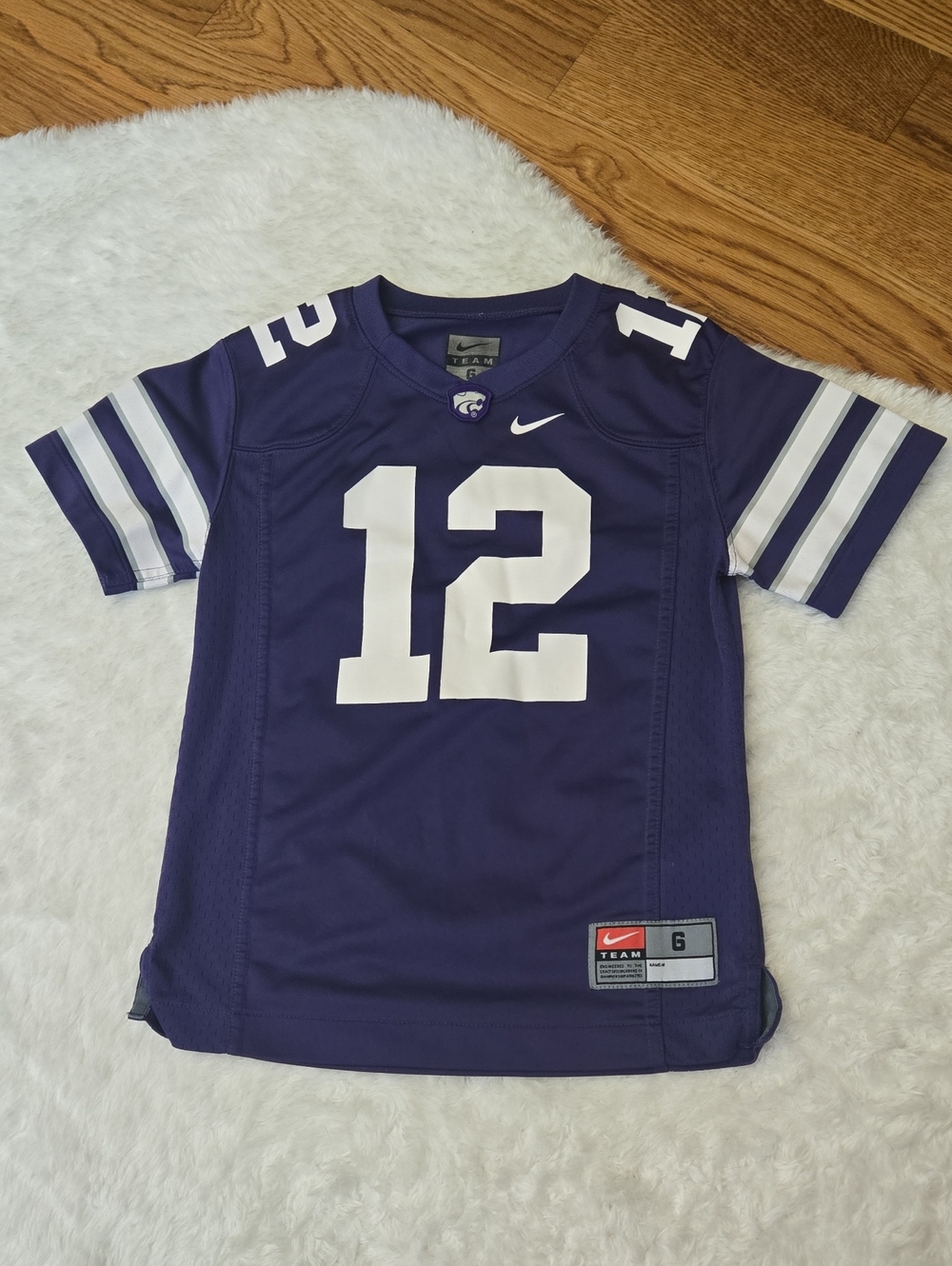 Nike Kansas State Football Jersey, Boys Size 6